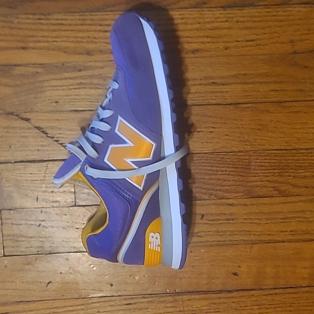 New Balance Purple and Orange Men's Sneakers - Picture 2 of 2
